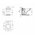 Ideal Standard SevaMix WC závěsný W704501 - galerie #1