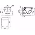Ideal Standard Tesi WC závěsné Rimless T350301 - galerie #4