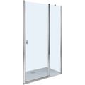 Ravak Chrome Sprchové dveře s pevným segmentem 110 cm, Alu/Transparent 0QVDCC00Z1 CSD2-110 - galerie #1