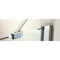 Ravak Chrome Sprchové dveře s pevným segmentem 110 cm, Alu/Transparent 0QVDCC00Z1 CSD2-110 - galerie #2