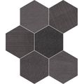 Impronta Italgraniti Sands Experience hexagon 19,5x22,5 black mix