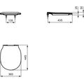 Ideal Standard Connect WC sedátko slim E036501 - galerie #3