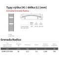 ISAN Grenada Radius DGRR15350500SK01 radiátor, 153,5x50, bílý - galerie #1