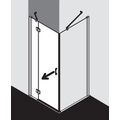 Kermi Osia Dveře 100 cm, čiré sklo, levé - galerie #4