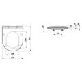 Laufen Pro Slim WC sedátko duroplast H8989660000001 - galerie #1