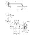 Grohe Grotherm Sprchový systém s podomítkovou baterií, chrom 34730000 - galerie #1