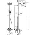 Hansgrohe Crometta E Sprchový systém s termostatickou baterií, chrom 27298000 - galerie #1