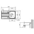 Franke Smart SRX 611-86 Nerezový dřez s odkapem oboustranné provedení, 86x50cm, 101.0395.016 - galerie #1