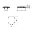 Ideal Standard Sirius WC Sedátko termoplast W302801 - galerie #2
