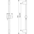 Ideal Standard Idealrain Pro Sprchová tyč 600 mm, chrom B9848AA - galerie #1