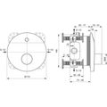 Ideal Standard CeraPlus Baterie sprchová senzorová pod omítku A6157AA - galerie #1