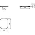 Ideal Standard Tonic II WC ultra ploché sedátko K706401 - galerie #1