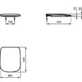 Ideal Standard Esedra WC sedátko softclose T318101 - galerie #1