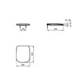 Ideal Standard Esedra WC sedátko T318201 - galerie #1