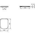 Ideal Standard Tonic II WC ultra ploché sedátko softclose K706501 - galerie #2