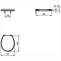 Ideal Standard Contour 21 WC sedátko W302601 - galerie #1