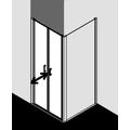 Kermi Cada XS Sprchové dveře 75 cm, stříbrná CKPTD07520VPK - galerie #2