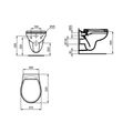 Ideal Standard Eurovit WC závěsné Rimless, bílá K881001 - galerie #2