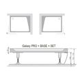 Ravak Gigant Pro Set Panel 100x80 cm, levý, XA83AL01010 - galerie #1