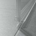 Kermi Nica Sprchové dveře bezbariérové 140 cm, lesk, levé - galerie #1