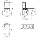Ideal Standard Connect Air Splachovací nádrž Cube, spodní napouštění, bílá E073401 - galerie #1