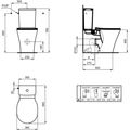Ideal Standard Connect Air WC mísa, AquaBlade, Ideal Plus bílá E0137MA - galerie #1