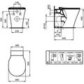 Ideal Standard Connect Air Stojící WC s AquaBlade technologií, Ideal Plus bílá E0042MA - galerie #1