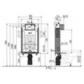 Alcadrain Set modul, ovládací tlačítko, WC a sedátko KMPLALCAEBS1 - galerie #9