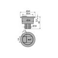 Alcaplast Tlačítko kompletní (k ventilu A08A) V0296-ND - galerie #1