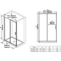 Ravak Blix Slim Sprchové dveře 120 cm, ALU lesk/transparent X0PMG0C00Z1 BLSDP2-120 - galerie #1