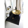 Sapho Murano Black-Gold Umyvadlová mísa 40 cm, sklo černá/zlatá AL5318-77 - galerie #8