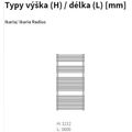 ISAN Ikaria Radius Chrom DIKR12120600SK80, radiátor 1212/600, chrom - galerie #1