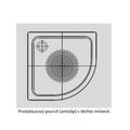 Kaldewei Arrondo Sprchová vanička 90x90 cm, antislip, bílá, Perl-effekt 460030003001 - galerie #2