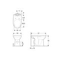 Geberit Selnova Comfort WC mísa bez nádržky 500.284.01.1 - galerie #1