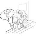 Sapho Bidetová sprška s dvojventilem pro napojení vody na WC nádržku 1209-04 - galerie #4