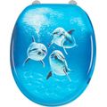 Aqualine Funny WC sedátko s potiskem delfíni, MDF HY-S115 - galerie #1