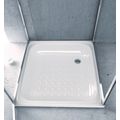 Aqualine Smaltovaná sprchová vanička, 700x700x120 mm, bílá PD70X70 - galerie #2