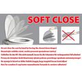 Kerasan Waldofr WC sedátko Soft Close, polyester, bílá/chrom 418801 - galerie #5