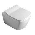 Sapho Glanc WC sedátko, Slim soft close, duroplast, bílá GC5030 - galerie #2