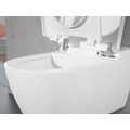 Villeroy & Boch ViClean Závěsné WC s bidetovým sedátkem, alpská bílá V0E100R1 - galerie #1