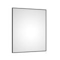 EBS Noe Zrcadlo s rámem 60x80 cm, černá matná