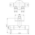 Sapho Dvojventil pro napojení bidetové spršky a WC, chrom MM1739 - galerie #2