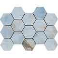 EBS Danae hexagon 22,5x32,5 esmeralda lesklý