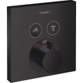 Hansgrohe ShowerSelect Termostat pod omítku pro 2 spotřebiče, matná černá 15763670