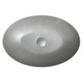 Sapho Formigo Betonové umyvadlo, 60x14,5x40,5 cm, stříbrná FG122 - galerie #1