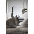 Kerasan Waldofr WC sedátko Soft Close, polyester, bílá/chrom 418801 - galerie #1
