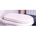 Kerasan Retro WC sedátko, bílá/bronz 109301 - galerie #1