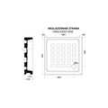 Kerasan Retro Keramická sprchová vanička čtverec 90x90x20 cm, bílá 133801 - galerie #11