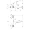 Bruckner Hoffer Nástěnná vanová baterie, rozteč 150mm, chrom 424.010.1 - galerie #3