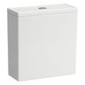Laufen The New Classic WC nádrž s vnitřní armaturou Dual Flush, chromované tlačítko, bílá lesklá H8288520008721